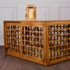 il_794xN.6131069551_fbuh Mid-Century Dog Crate with Sliding Door – Wooden Pet Furniture, Star Cutout Pattern