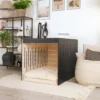 Modern Luxury Dog crate Condo Cane with lifting door - stylish addition to your living space.